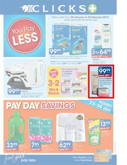 Clicks : You Pay Less (25 Jan - 23 Feb 2013), page 1