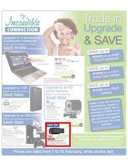 Incredible Connection : Trade in, Upgrade & Save (7 Feb - 10 Feb 2013), page 1
