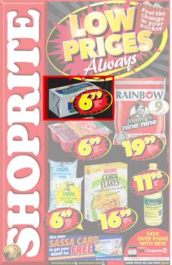 Shoprite Western Cape : Low Prices Always (4 Feb - 10 Feb 2013), page 1