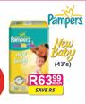 Pampers New Baby-43's