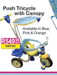 Push Tricycle with Canopy-Each