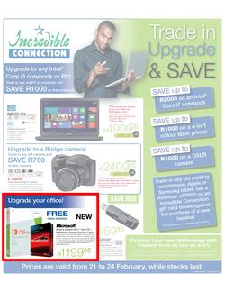 Incredible Connection : Trade in, Upgrade & Save (21 Feb - 24 Feb 2013), page 1