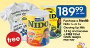 Nestle Nido 1 + Or 3+ Growing Up Milk-1.8Kg