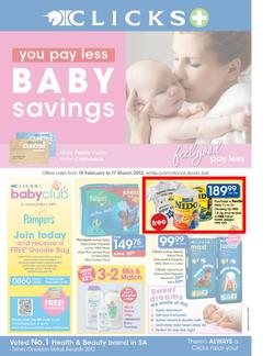 Clicks : Baby Savings (19 Feb - 17 Mar 2013), page 1