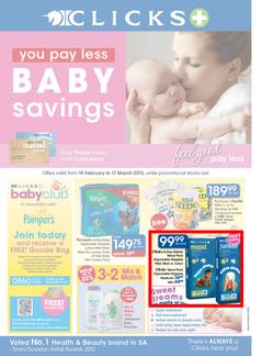 Clicks : Baby Savings (19 Feb - 17 Mar 2013), page 1