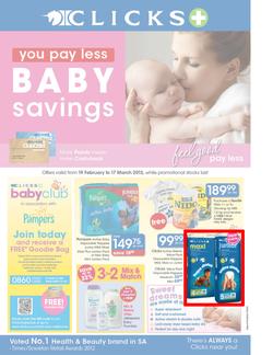 Clicks : Baby Savings (19 Feb - 17 Mar 2013), page 1