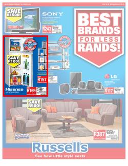Russells : Best Brands For Less Rands (28 Feb - 9 Mar 2013), page 1
