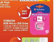Verbatim 8GB Micro USB Drive-Each