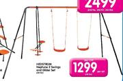 Hedstrom Neptune 2 Swings And Glider Set-Per Set