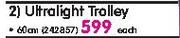 Tosca Ultralight Trolley-60cm Each
