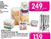 Lock & Lock 16 Piece Food Saver Set-Each