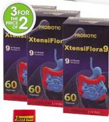 XtensiFlora9 9 Strain Probiotic-60 Vegieges 