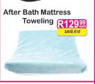 After Bath Mattress Toweling-Each
