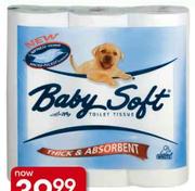 Baby Soft 9 Toilet Rolls 2-Ply
