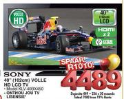 Sony 40"(102cm) Volle HD LCD TV(KLV-40BX450)