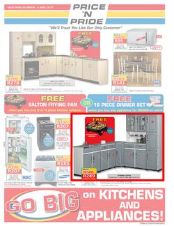 Price n Pride : Go big on kitchens & appliances (22 Mar - 6 Apr 2013), page 1