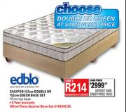 Edblo Calypso Double-137cm Or Queen Base Set-152cm