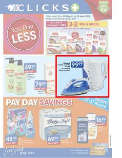Clicks : You Pay Less (25 Mar - 23 Apr 2013), page 1