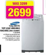 Samsung 13kg White Top Load Washing Machine(WA13V5WIP)