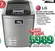 LG Silver Top Load Washing Machine-16kg