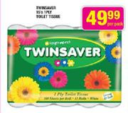 Twinsaver 1-Ply Toilet Tissue-15's Per Pack