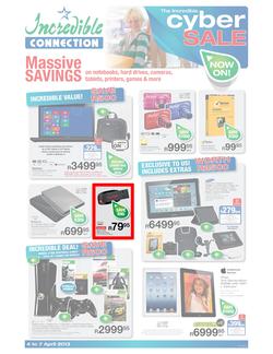 Incredible Connection : The Incredible Cyber Sale (4 Apr - 7 Apr 2013), page 1