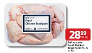 PnP no name Fresh Chicken Braai Packs 5s,8s or 16s-Per Kg