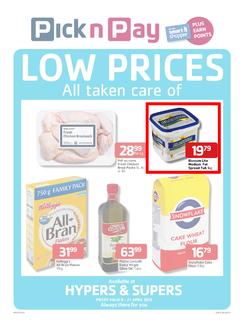 Pick n Pay Western Cape: Low Prices All Taken Care Of (9 Apr - 21 Apr 2013), page 1