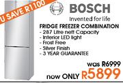 Bosch Fridge Freezer Combination-287ltr