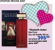 Elizabeth Arden Red Door Eau De Toilette-100ml