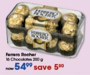 Ferrero Rocher 16 Chocolates-200g