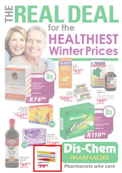 Dis-Chem : Healthiest Winter Prices (22 Apr - 5 May 2013), page 1