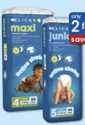 Clicks Active Stretch Value Pack Disposable Nappies New Born