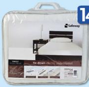 Safeway Deluxe Fitted Electric Blanket Double Each