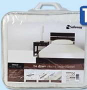 Safeway Deluxe Fitted Electric Blanket King Each