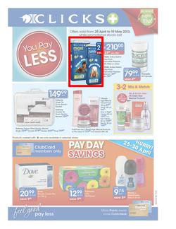 Clicks : You Pay Less (25 Apr - 19 May 2013), page 1