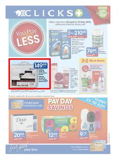 Clicks : You Pay Less (25 Apr - 19 May 2013), page 1