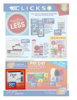 Clicks : You Pay Less (25 Apr - 19 May 2013), page 1