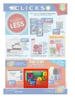 Clicks : You Pay Less (25 Apr - 19 May 2013), page 1