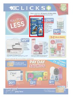 Clicks : You Pay Less (25 Apr - 19 May 2013), page 1