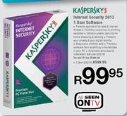 Kaspersky Internet Security 2013 1 User Software