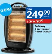 Safeway 3 Bar Halogen Heater(JA2502)-Each