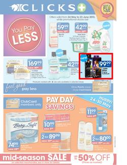 Clicks : You Pay Less (24 May - 23 Jun 2013), page 1