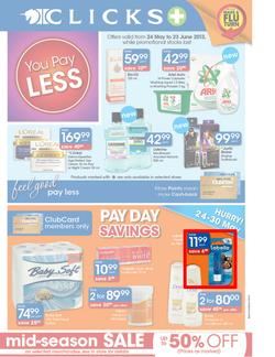 Clicks : You Pay Less (24 May - 23 Jun 2013), page 1