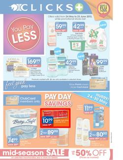 Clicks : You Pay Less (24 May - 23 Jun 2013), page 1