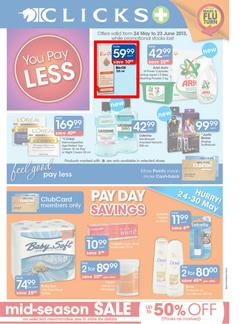 Clicks : You Pay Less (24 May - 23 Jun 2013), page 1