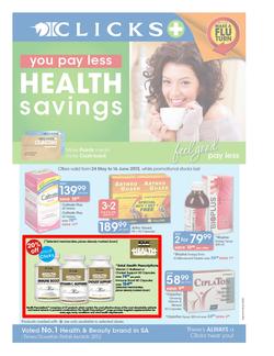 Clicks : Health Savings (24 May - 16 Jun 2013), page 1