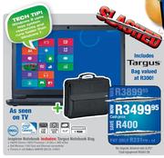 Inspiron Notebook Including targus Notebook Bag