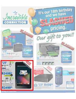 Incredible Connection : 18th Birthday - Our gift to you (30 May - 2 Jun 2013), page 1