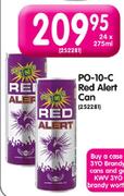PO-10-C Red Alert Can-24 x 275ml